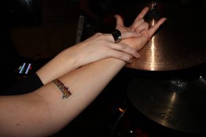 Temporäre Tattoos der Band Instant